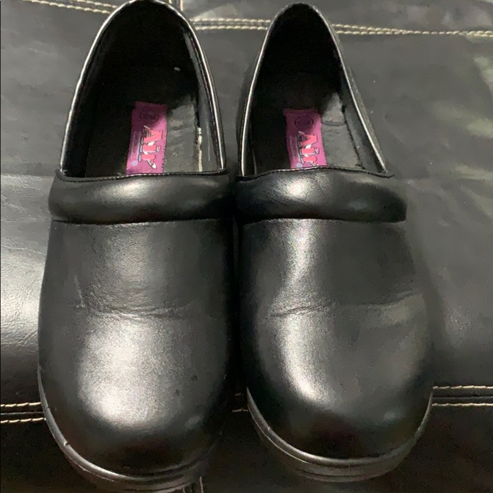 Black AirFlex Nursing Clogs